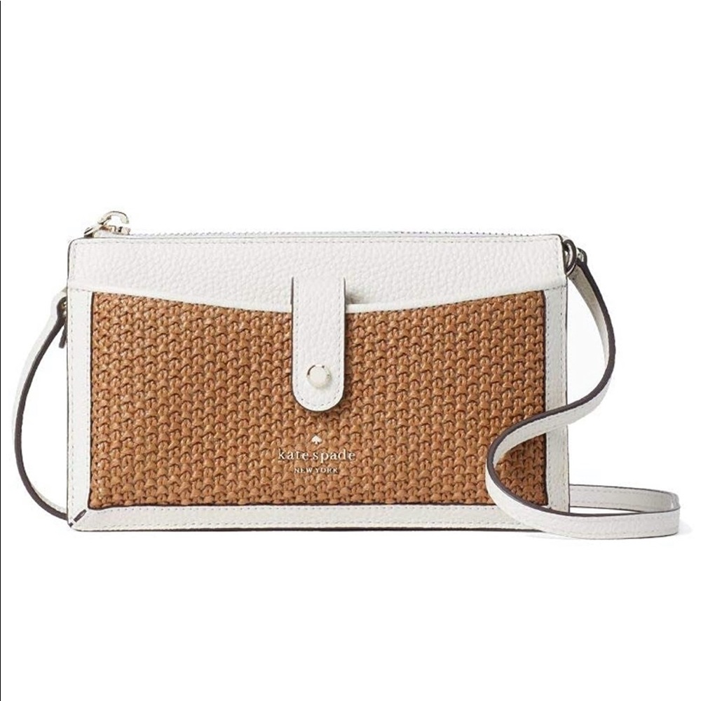 Kate Spade Jackson Straw Small Tab Crossbody